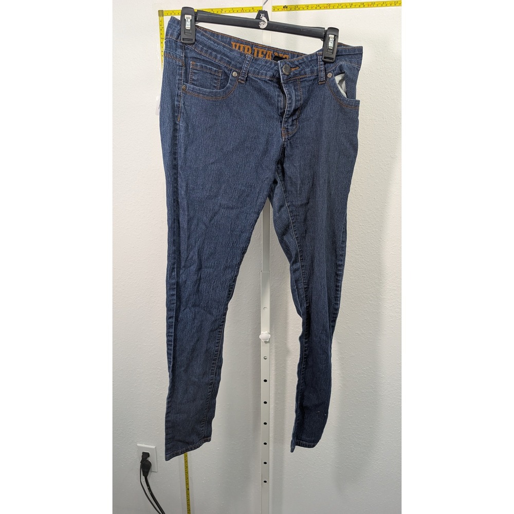 VIP Jeans Womens Size 13/14 Dark Wash Skinny Denim Jeans Stretch Blue 1-354806-5